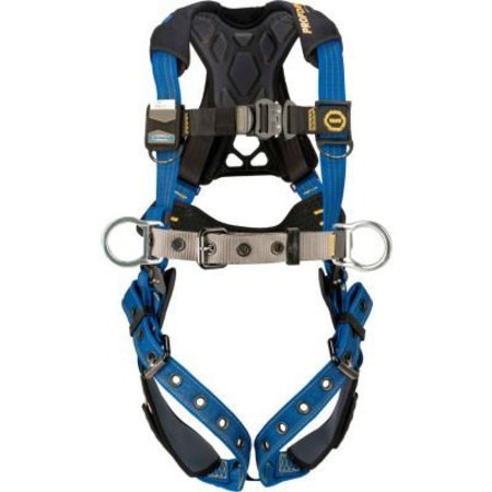 WERNER LADDER - FALL PROTECTION Werner ProForm F3 Construction Harness, Tongue Buckle Legs, XXL H032105